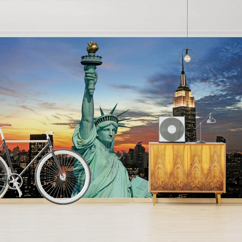 

Fotomural - New York At Night - Mural apaisado Dimensión LxA: 290cm x 432cm