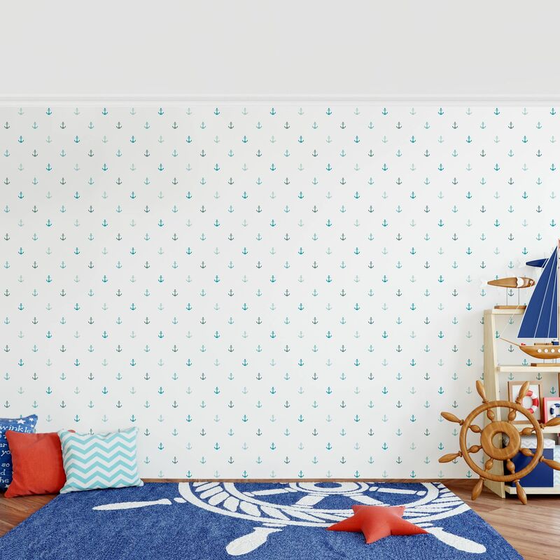 

Fotomural - No.YK62 Anchor Turquoise - Mural apaisado Dimensión LxA: 320cm x 480cm