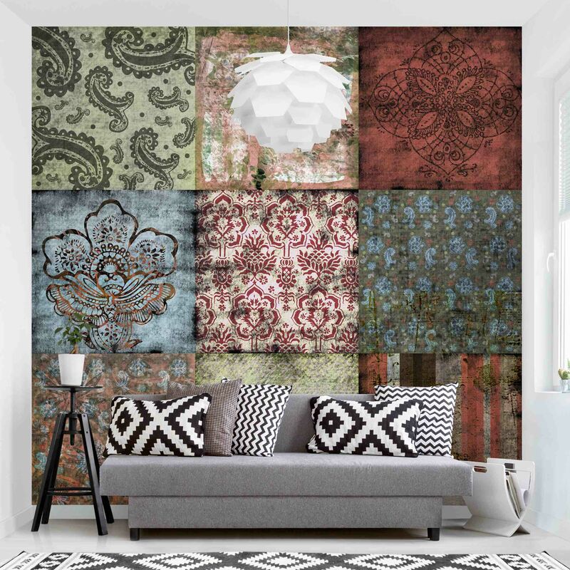 

Fotomural - Old Patterns - Mural cuadrado Dimensión LxA: 288cm x 288cm