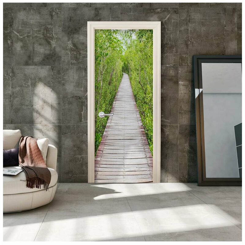 

Fotomural para puerta - The Path of Nature Medidas 80X210