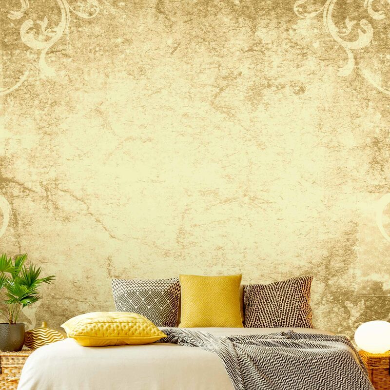 

Fotomural - Parchment With Ornaments - Mural cuadrado Dimensión LxA: 240cm x 240cm