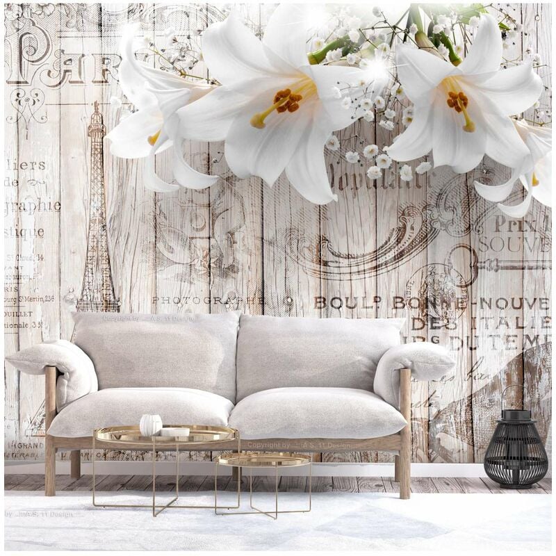 

Fotomural autoadhesivo - Parisian Lilies Medidas 100X70