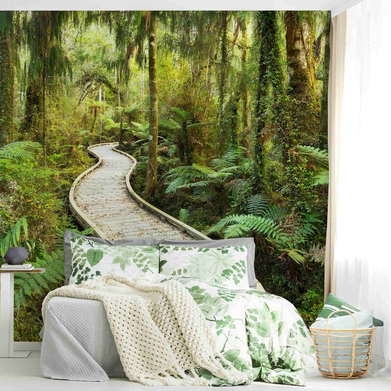 

Fotomural - Path In The Jungle - Mural cuadrado Dimensión LxA: 288cm x 288cm