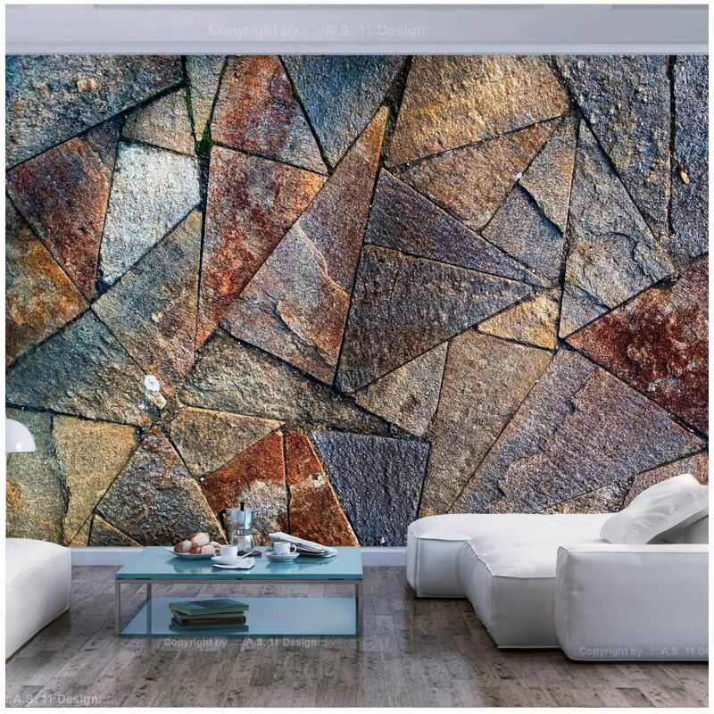 

Fotomural autoadhesivo - Pavement Tiles (Colourful) Medidas 200X140