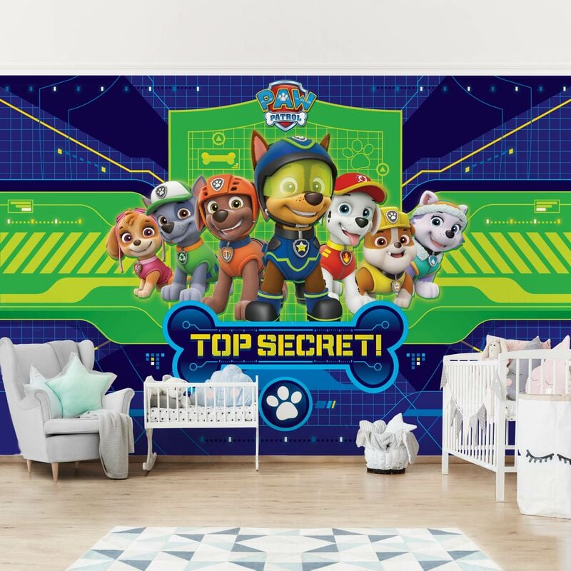 

Fotomural - Paw Patrol - Code Paw - Mural apaisado Dimensión LxA: 225cm x 336cm