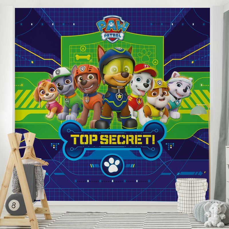 

Fotomural - Paw Patrol - Code Paw - Mural cuadrado Dimensión LxA: 192cm x 192cm