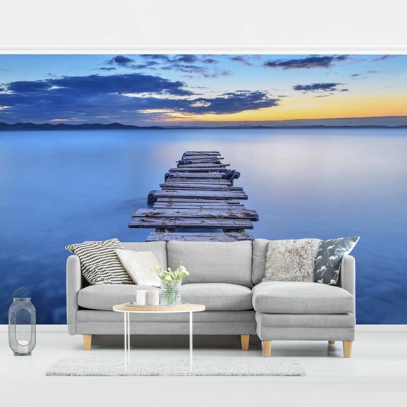 

Fotomural - Pier Into The Calm Sea - Mural apaisado Dimensión LxA: 320cm x 480cm