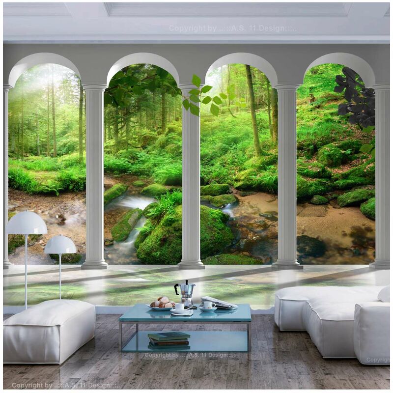

Fotomural autoadhesivo - Pillars and Forest Medidas 98X70
