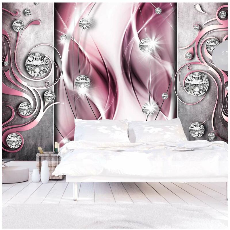 

Fotomural autoadhesivo - Pink and Diamonds Medidas 350X245
