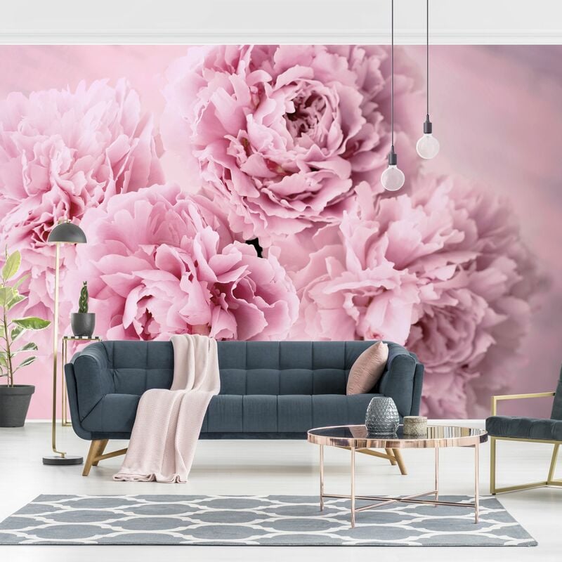 

Fotomural - Pink Peonies - Mural apaisado Dimensión LxA: 320cm x 480cm