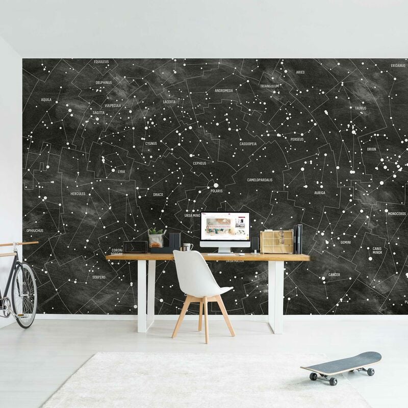 

Fotomural Premium - Constellation Map Panel Optics - Mural apaisado Dimensión LxA: 225cm x 336cm Material: Premium