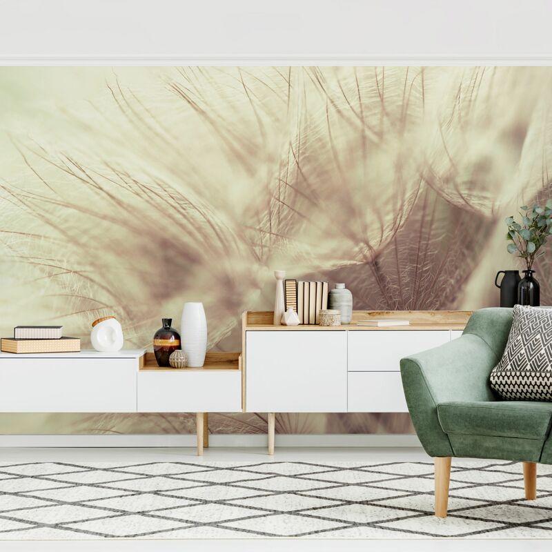 

Fotomural Premium - Detailed Dandelion Macro Shot With Vintage Blur Effect - Mural apaisado Dimensión LxA: 225cm x 336cm Material: Premium