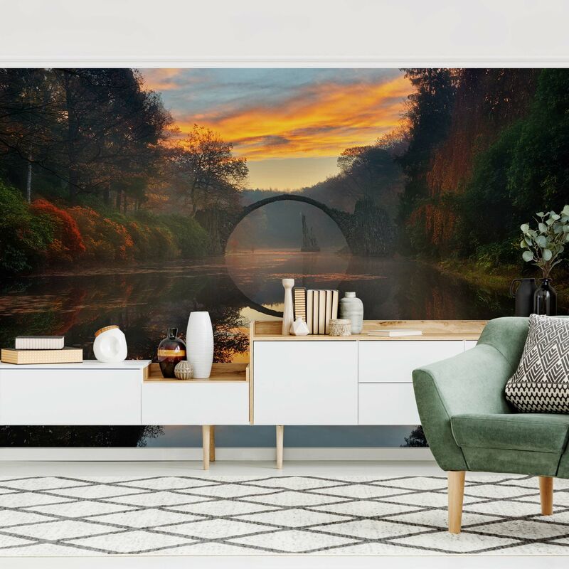 

Fotomural Premium - Fairytale Bridge - Mural apaisado Dimensión LxA: 290cm x 432cm Material: Premium