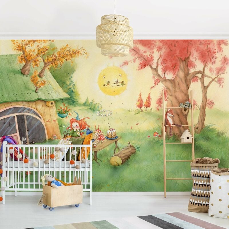 

Bilderwelten - Fotomural Premium - Frida Eats Breakfast - Mural apaisado Dimensión LxA: 225cm x 336cm Material: Premium
