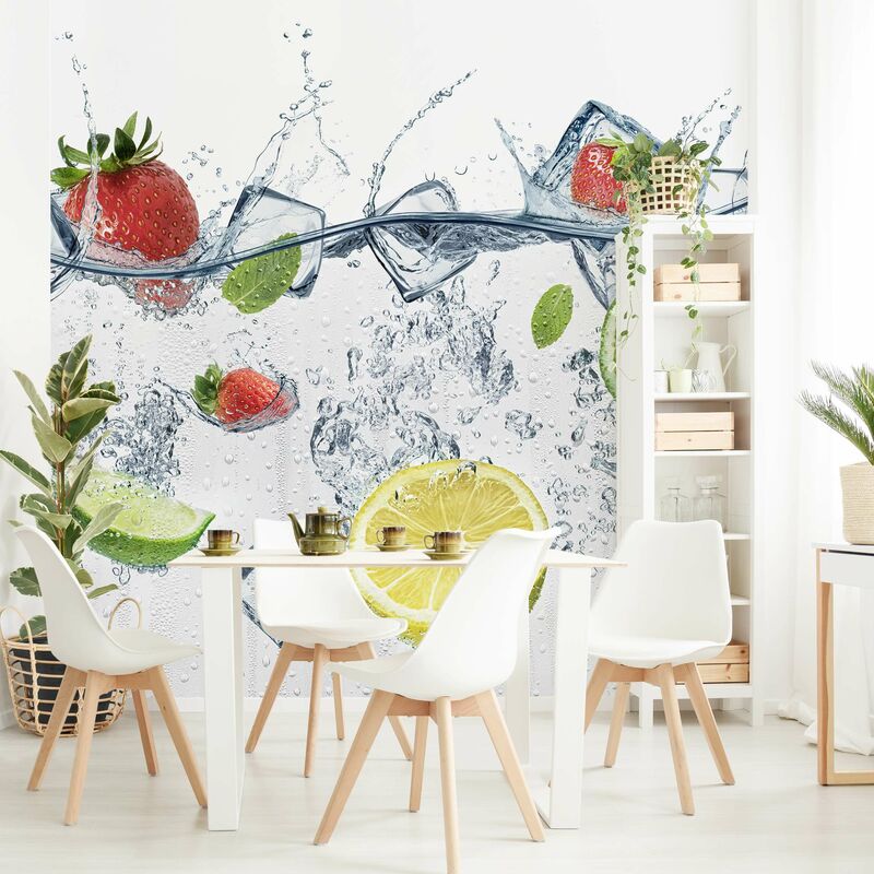 

Fotomural Premium - Fruit Cocktail - Mural cuadrado Dimensión LxA: 288cm x 288cm Material: Premium