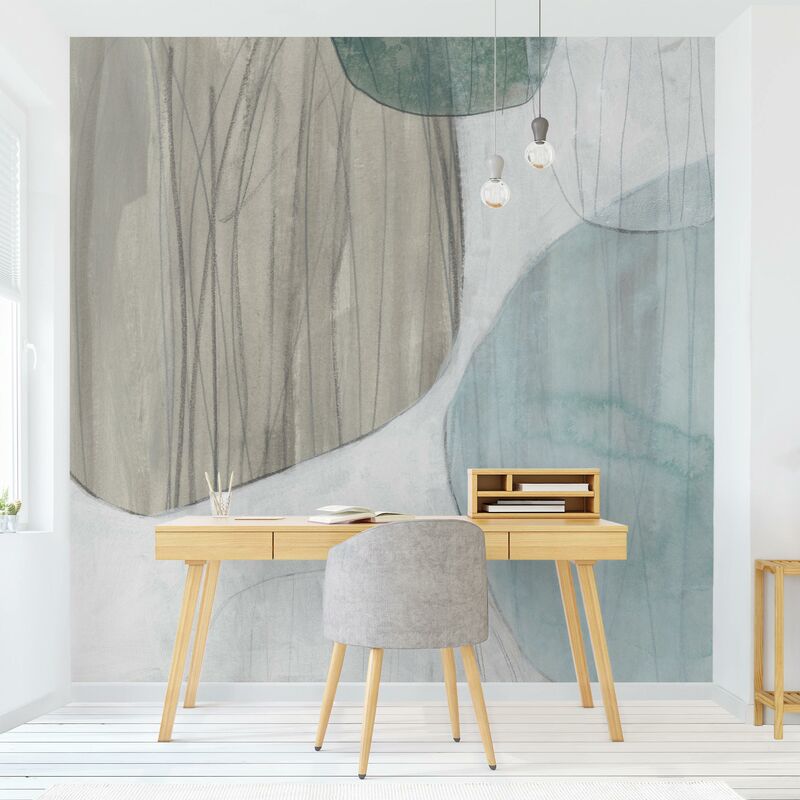 

Fotomural Premium - Jade III - Mural cuadrado Dimensión LxA: 240cm x 240cm
