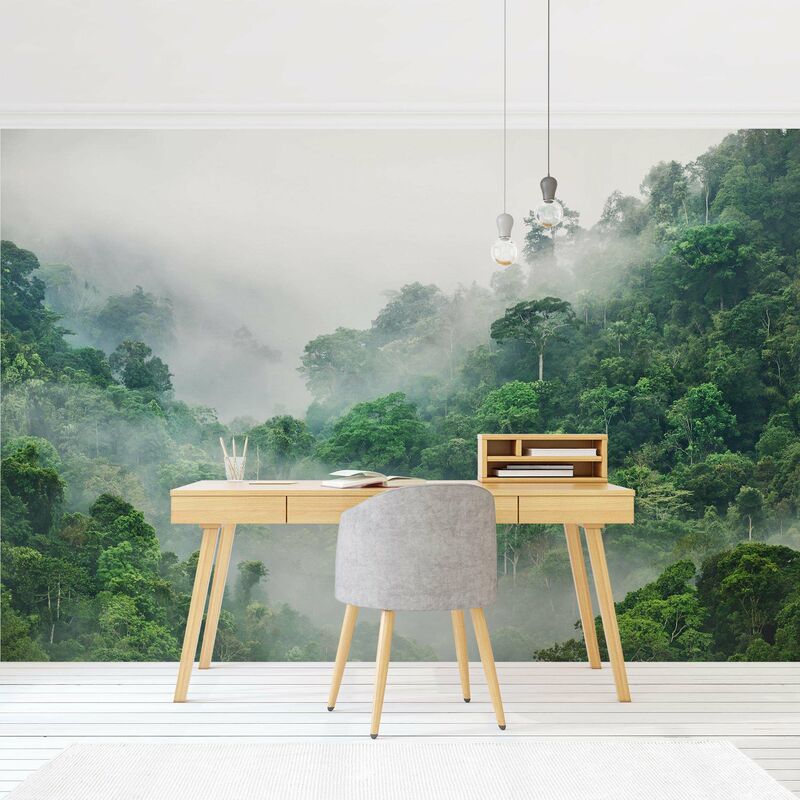 

Fotomural Premium - Jungle In The Fog - Mural apaisado Dimensión LxA: 320cm x 480cm Material: Premium