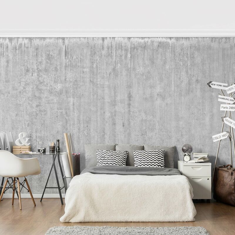 

Fotomural Premium - Large Loft Concrete Wall - Mural apaisado Dimensión LxA: 190cm x 288cm Material: Premium