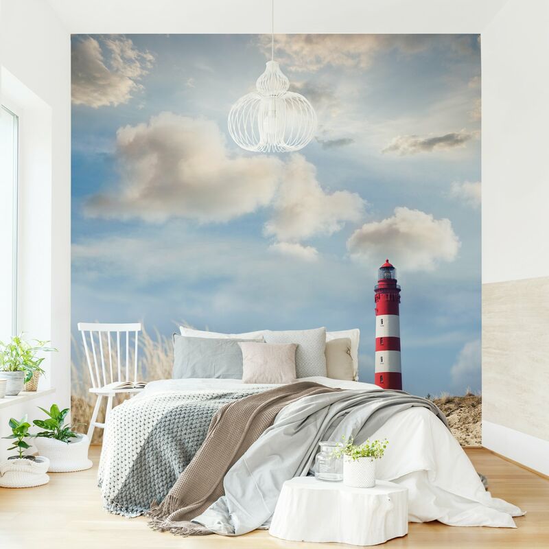 

Fotomural Premium - Lighthouse In The Dunes - Mural cuadrado Dimensión LxA: 192cm x 192cm Material: Premium