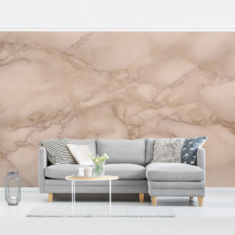 

Fotomural Premium - Marble Look Gray Brown - Mural apaisado Dimensión LxA: 320cm x 480cm Material: Premium