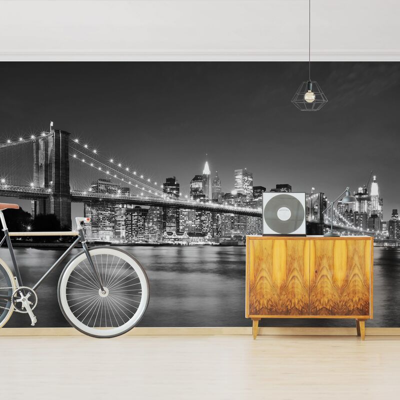 

Fotomural Premium - Nighttime Manhattan Bridge II - Mural apaisado Dimensión LxA: 255cm x 384cm Material: Premium