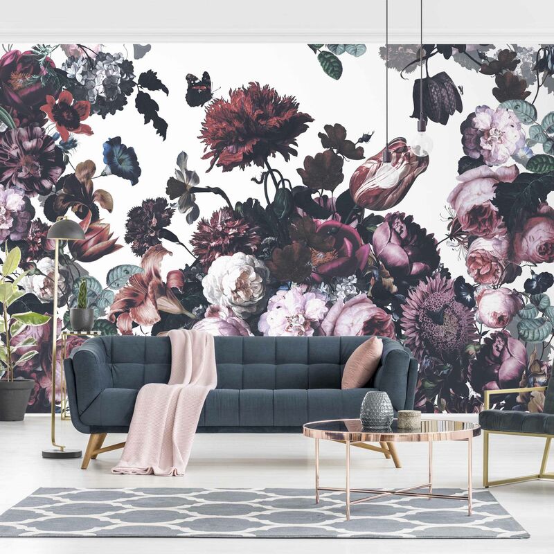 

Fotomural Premium - Old Masters Flower Rush With Roses Bouquet - Mural apaisado Dimensión LxA: 290cm x 432cm