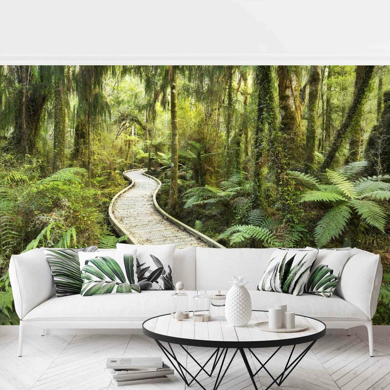 

Fotomural Premium - Path In The Jungle - Mural apaisado Dimensión LxA: 290cm x 432cm Material: Premium