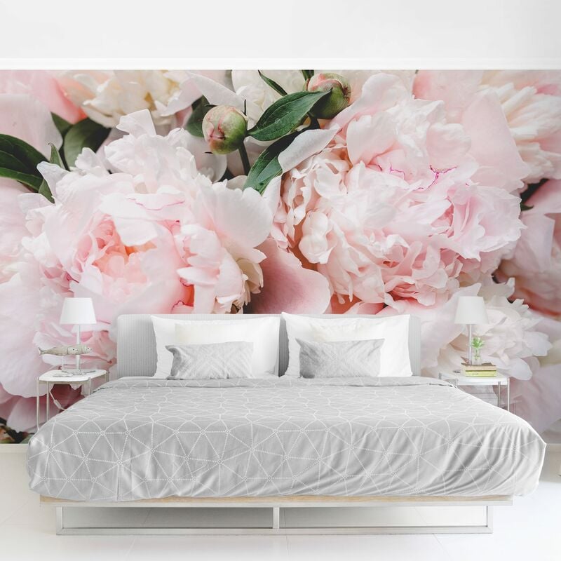 

Fotomural Premium - Peonies Light Pink - Mural apaisado Dimensión LxA: 320cm x 480cm Material: Premium