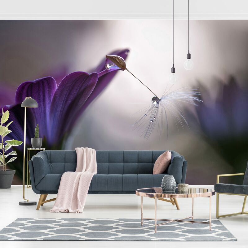 

Fotomural Premium - Purple Rain - Mural apaisado Dimensión LxA: 320cm x 480cm Material: Premium