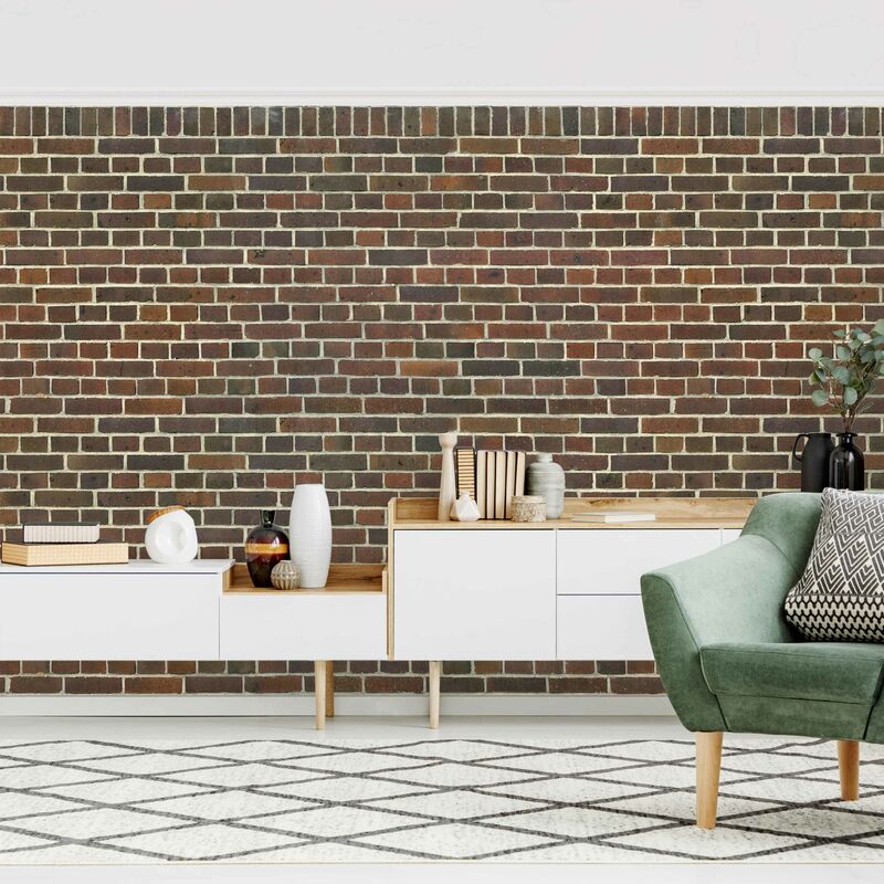 

Bilderwelten - Fotomural Premium - Red Brown Brick Wall - Mural apaisado Dimensión LxA: 255cm x 384cm Material: Premium