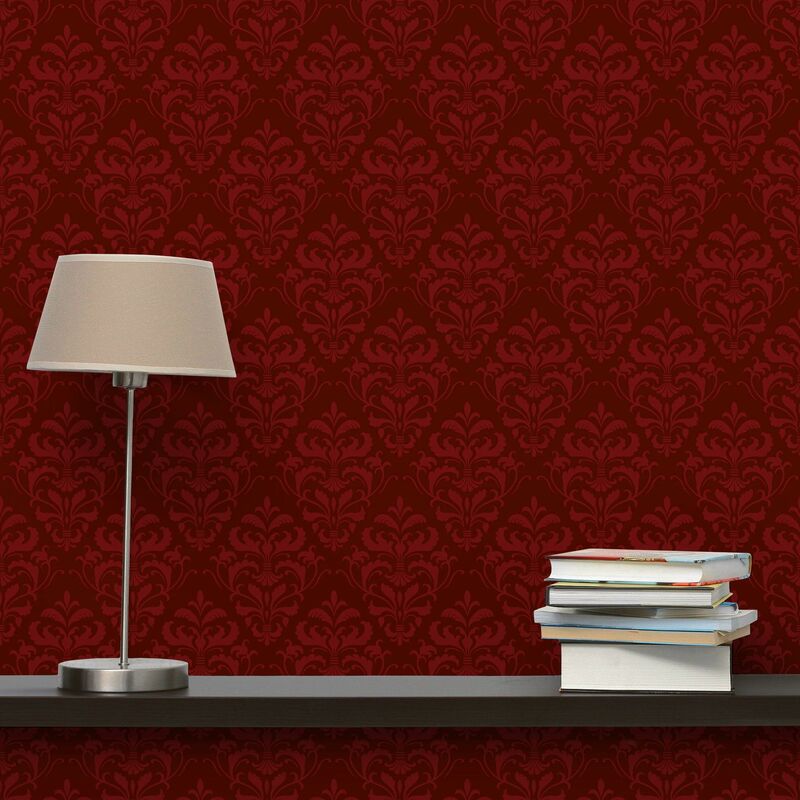 

Fotomural Premium - Red French Baroque - Mural apaisado Dimensión LxA: 290cm x 432cm Material: Premium