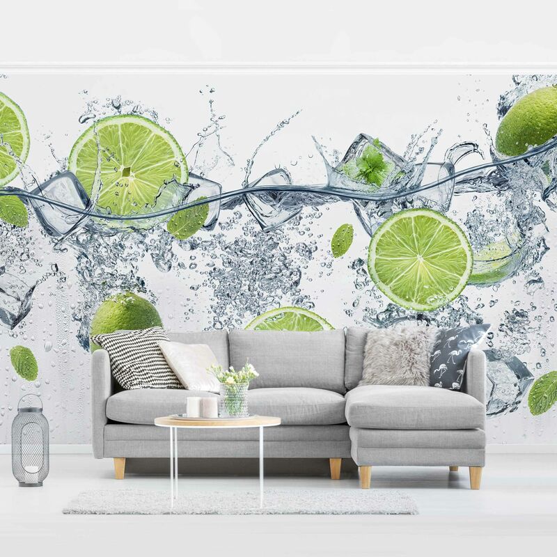 

Fotomural Premium - Refreshing Lime - Mural apaisado Dimensión LxA: 320cm x 480cm Material: Premium