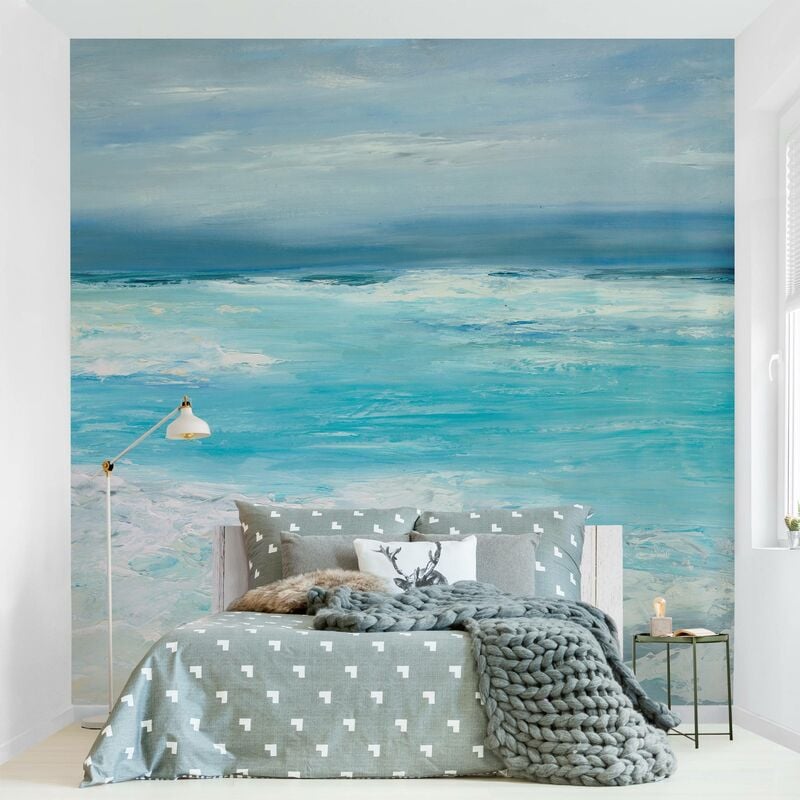 

Fotomural Premium - Storm On The Sea II - Mural cuadrado Dimensión LxA: 336cm x 336cm