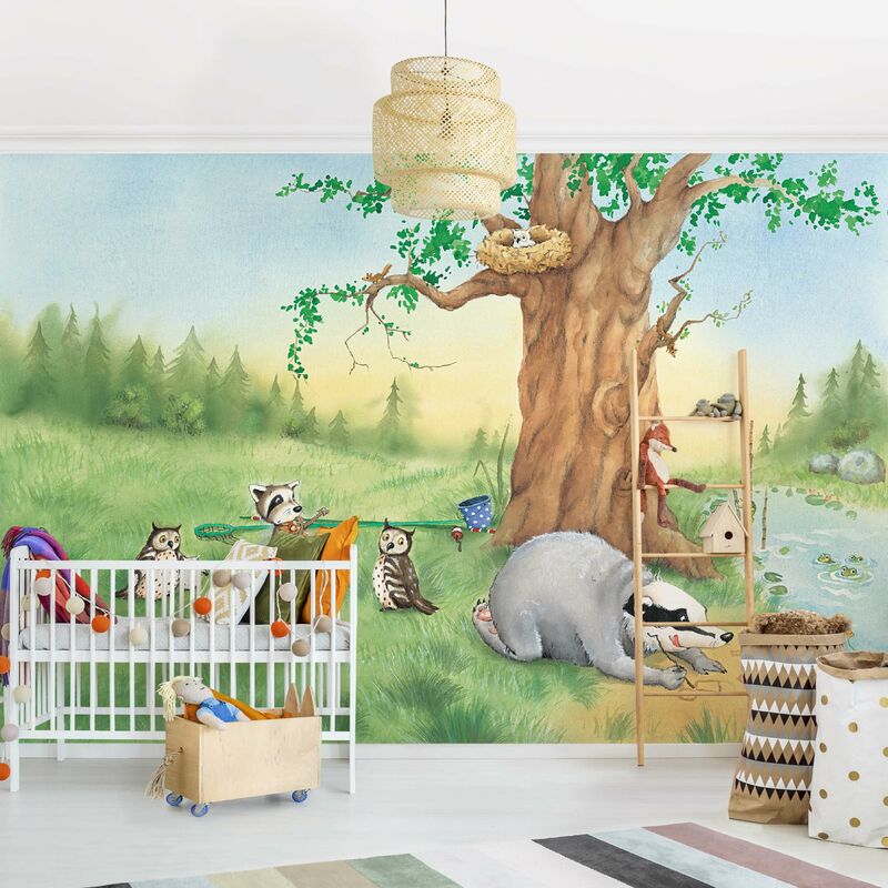 

Fotomural Premium - Vasily Raccoon - Sibelius Plans The Construction Of The Elevator - Mural apaisado Dimensión LxA: 255cm x 384cm Material: Premium