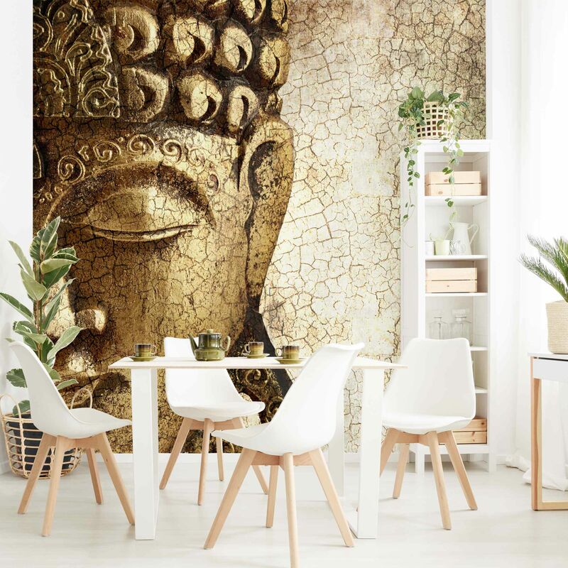 

Fotomural Premium - Vintage Buddha - Mural cuadrado Dimensión LxA: 288cm x 288cm Material: Premium
