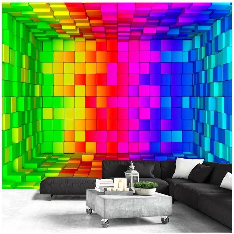 

Fotomural autoadhesivo - Rainbow Cube Medidas 441X315