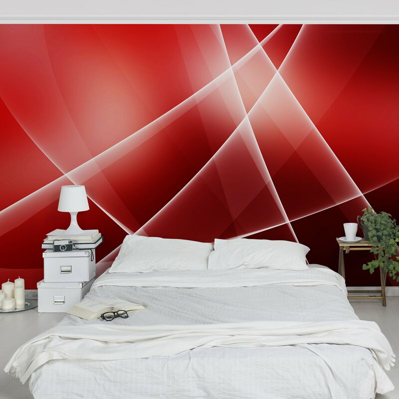 

Fotomural - Red Turbulency - Mural apaisado Dimensión LxA: 225cm x 336cm
