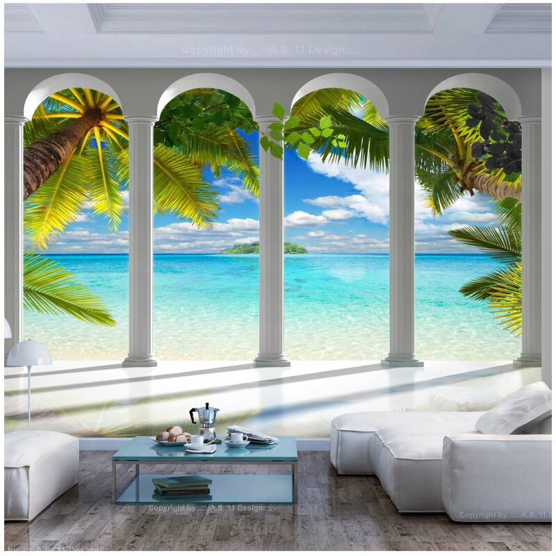 

Fotomural autoadhesivo - Sea behind Columns Medidas 441X315