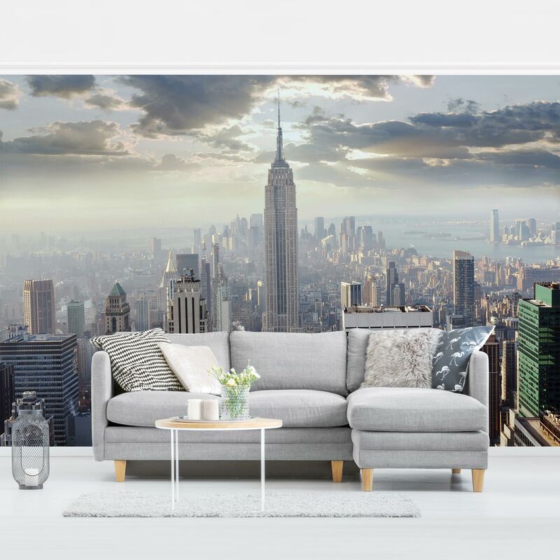 

Fotomural - Sunrise In New York - Mural apaisado Dimensión LxA: 290cm x 432cm