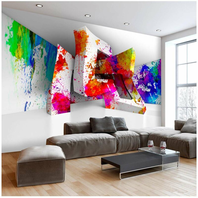 

Fotomural autoadhesivo - Three-dimensional Shapes Medidas 200X140