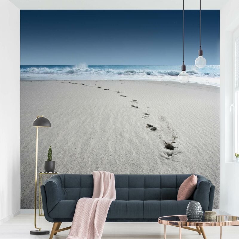 

Fotomural - Traces In The Sand - Mural cuadrado Dimensión LxA: 240cm x 240cm