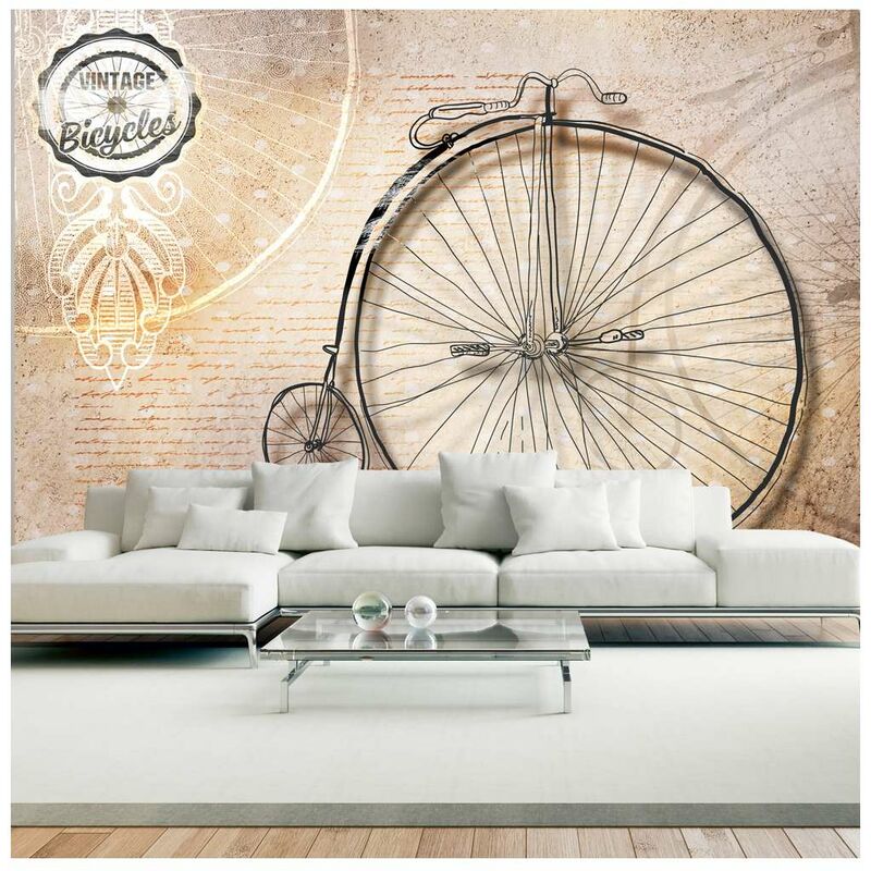 

Fotomural - Vintage bicycles - sepia Medidas 350X245