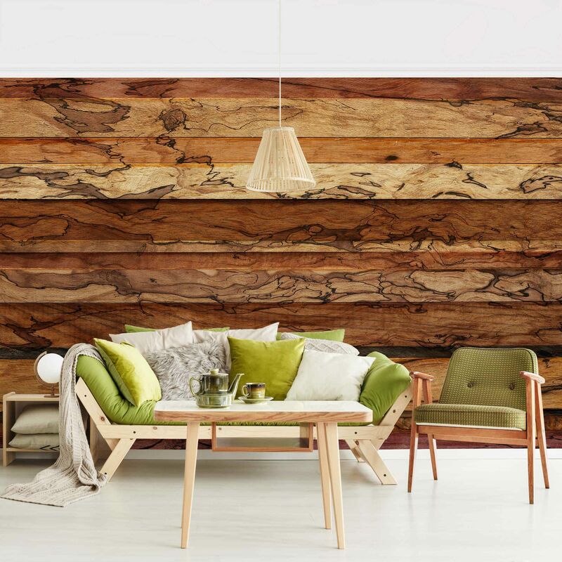 

Fotomural - Woody Flamed - Mural apaisado Dimensión LxA: 190cm x 288cm