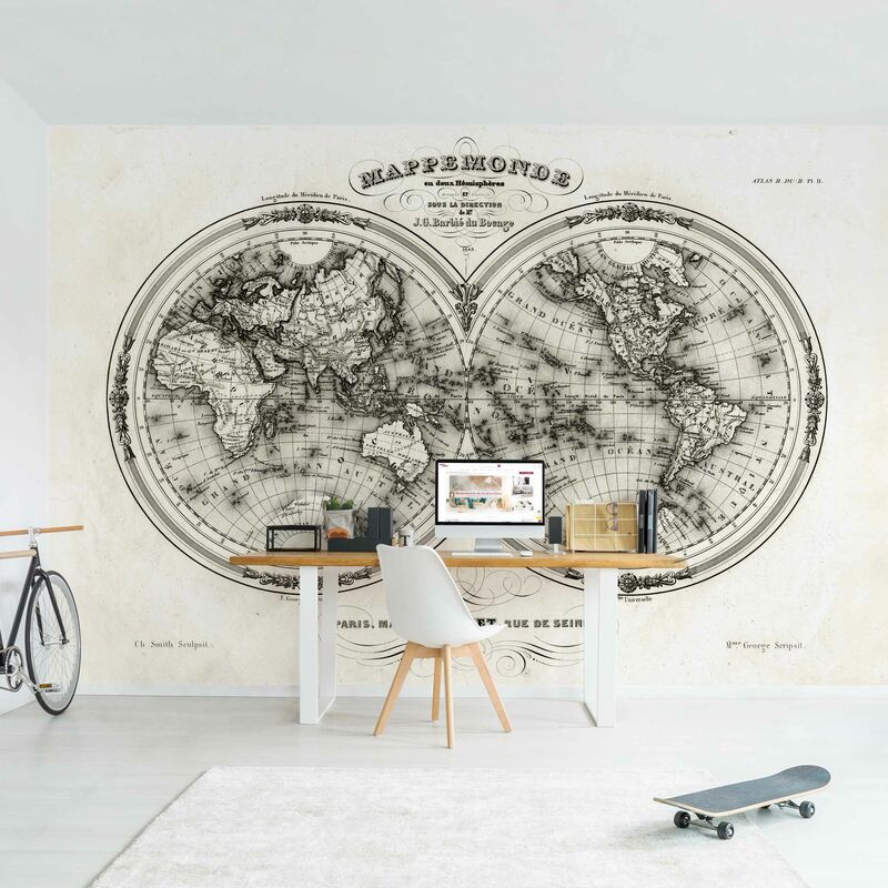 

Fotomural - World Map - French Map Of The Cap Region Of 1848 - Mural apaisado Dimensión LxA: 290cm x 432cm