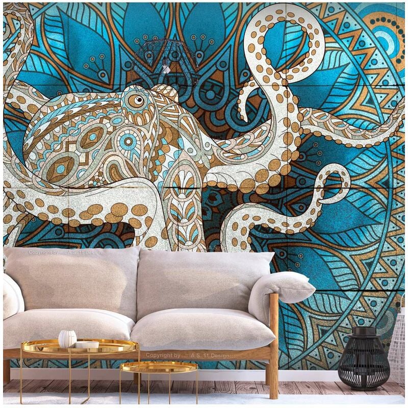

Fotomural autoadhesivo - Zen Octopus Medidas 343X245