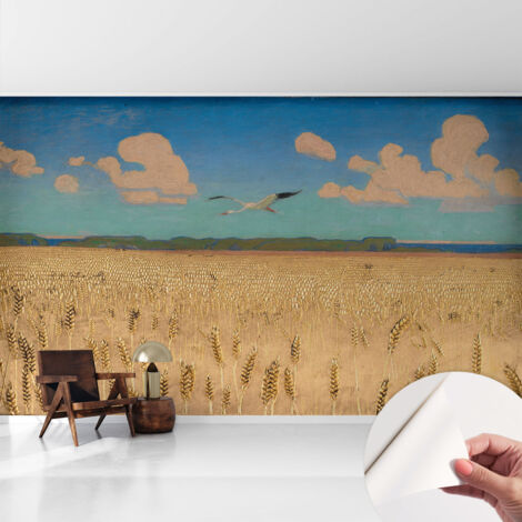 Fotomurale adesivo - Carta da parati adesiva - per la cucina camera da letto per la soggiorno - Campo di grano 416x254 cm