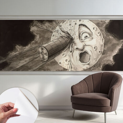 Fotomurale adesivo - Carta da parati adesiva - per la cucina camera da letto per la soggiorno - Collisione cosmica 250x104 cm