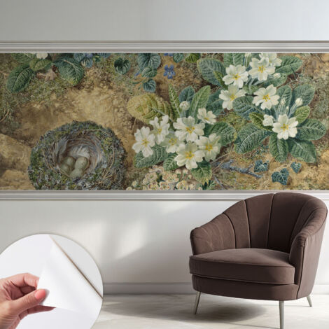Fotomurale adesivo - Carta da parati adesiva - per la cucina camera da letto per la soggiorno - Composizione primaverile 250x104 cm