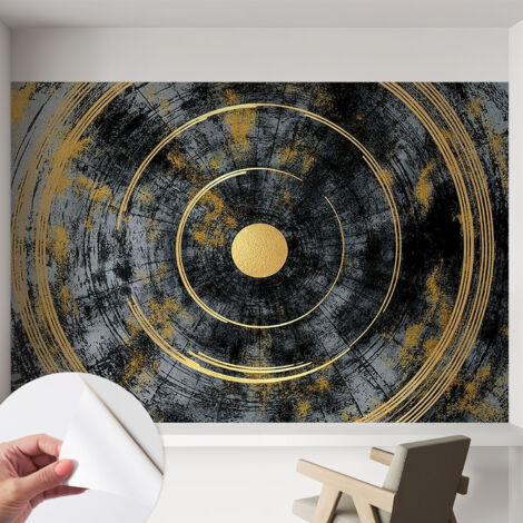 Fotomurale adesivo - Carta da parati adesiva - per la cucina camera da letto per la soggiorno - Dinamica cosmica 152x104 cm