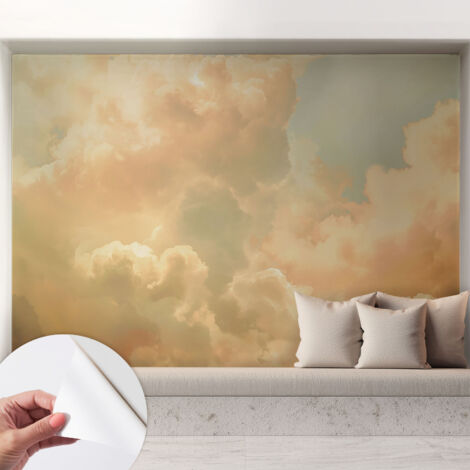 Fotomurale adesivo - Carta da parati adesiva - per la cucina camera da letto per la soggiorno - Nuvole eteree 208x146 cm